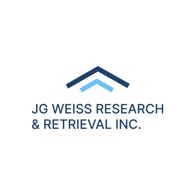 JG WEISS RESEARCH & RETRIEVAL INC JG WEISS RESEARCH & RETRIEVAL INC